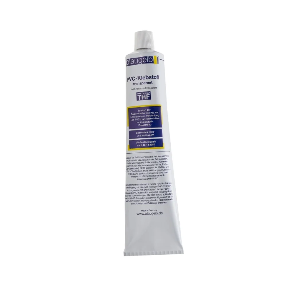 Adeziv pentru PVC, Blaugelb, 180 gr, transparent