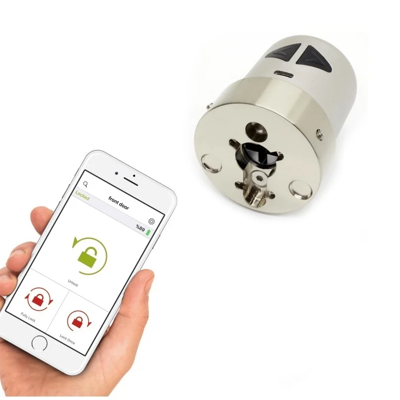 DESI Utopic OK Tip A UBC 100C incuietoare inteligenta, motorizata, cu acumulator reincarcabil culoare argintiu
