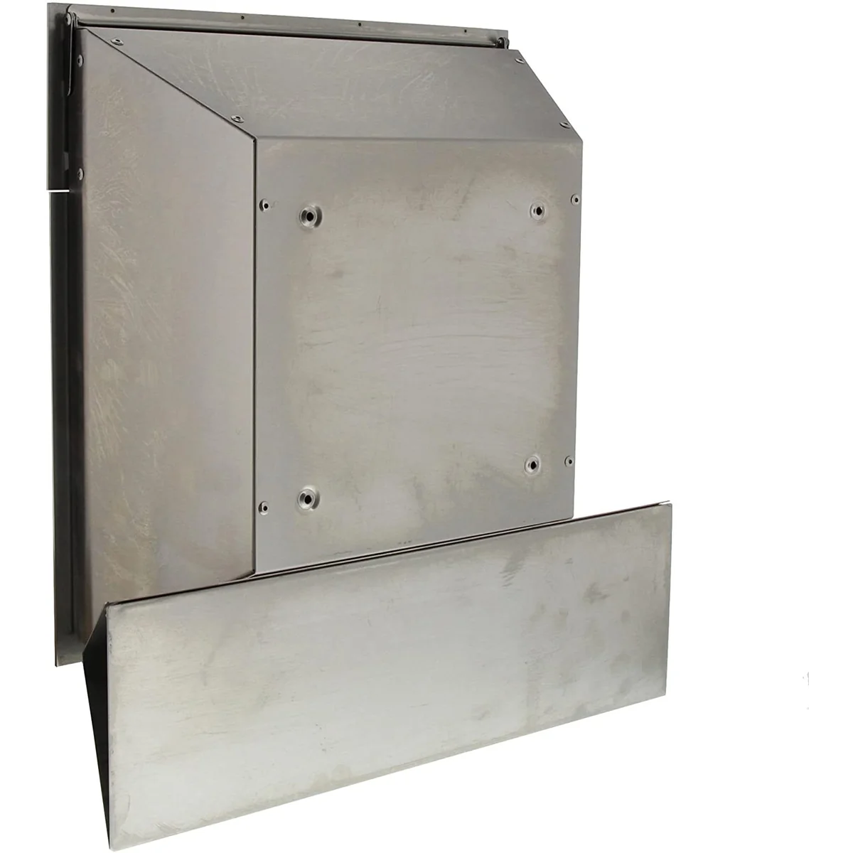 Cutie postala Premium BURG-WACHTER model Quadus 3745 NI din inox cu incuiere 2 chei, culoare inox 497 x 475 x 145 mm