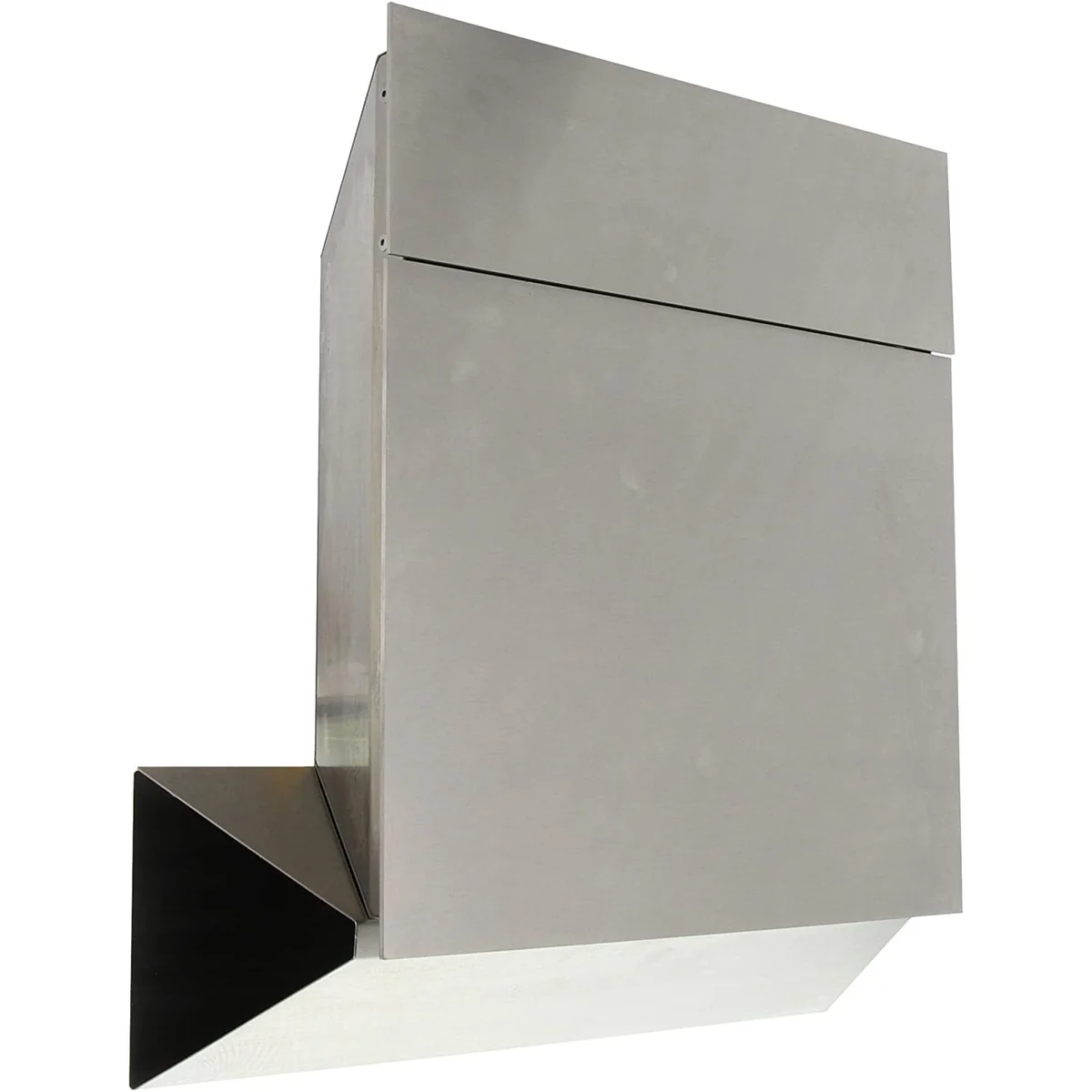 Cutie postala Premium BURG-WACHTER model Quadus 3745 NI din inox cu incuiere 2 chei, culoare inox 497 x 475 x 145 mm