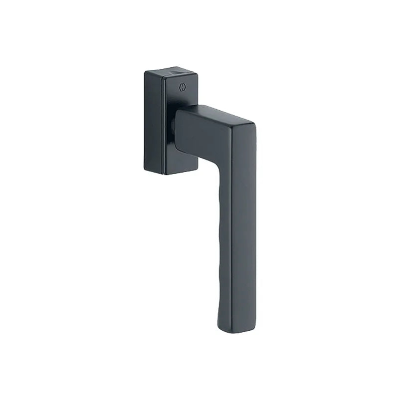 Maner geam termopan, Hoppe Toulon, aluminiu, functie Secustik, patrat variabil 7/32-42 mm, culoare negru F9005