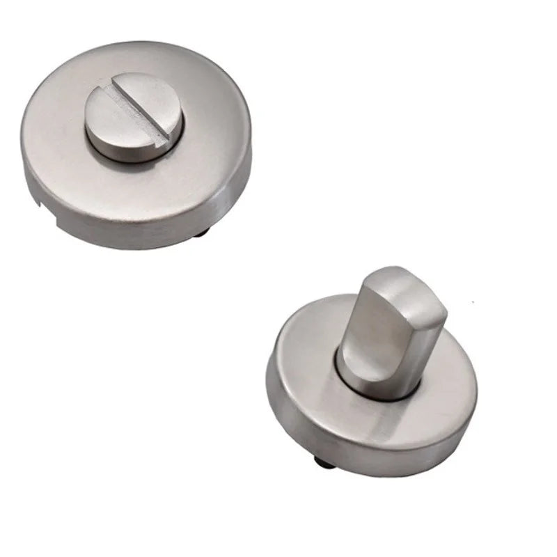 Maner usa de interior STROXX model Madlin cu rozeta pentru baie , material inox mat