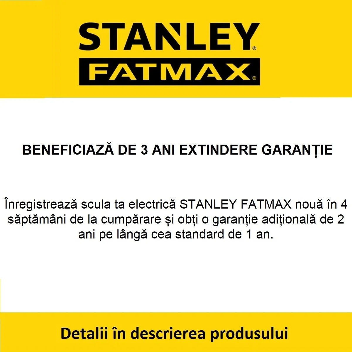 Slefuitor cu excentric STANLEY FATMAX V20 cu acumulator 18V 1x2.0 Ah si incarcator SFMCW220D1S-QW