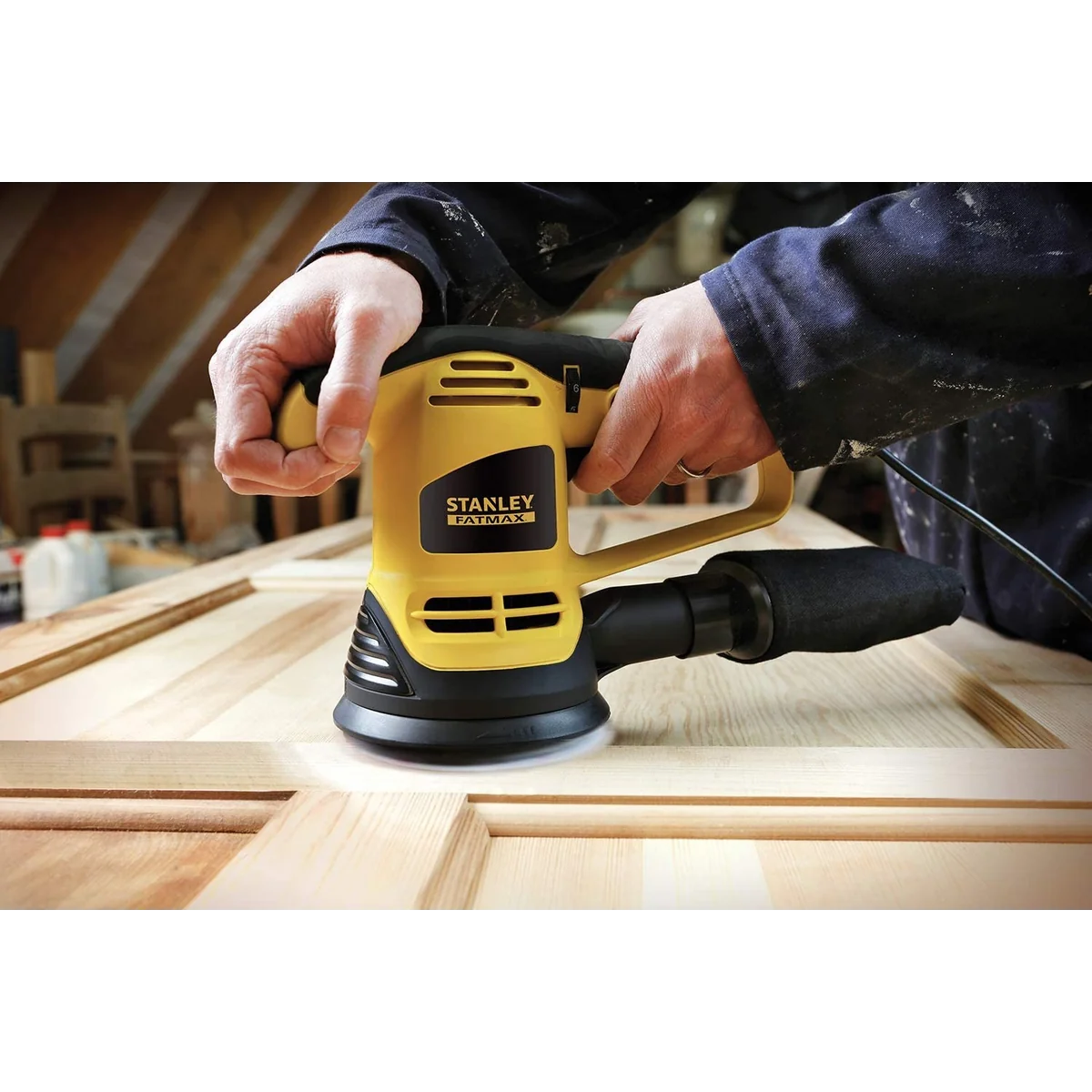 Slefuitor cu excentric STANLEY FATMAX 220 Volti 480 Wati FME440K-QS