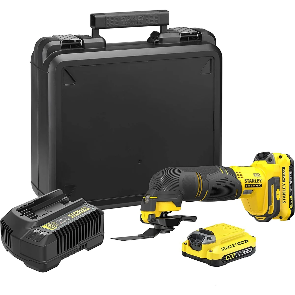 Unealta multifunctionala STANLEY FATMAX V20 cu 2 acumulatori 18 Volti 2 Ah SFMCE500D2K-QW