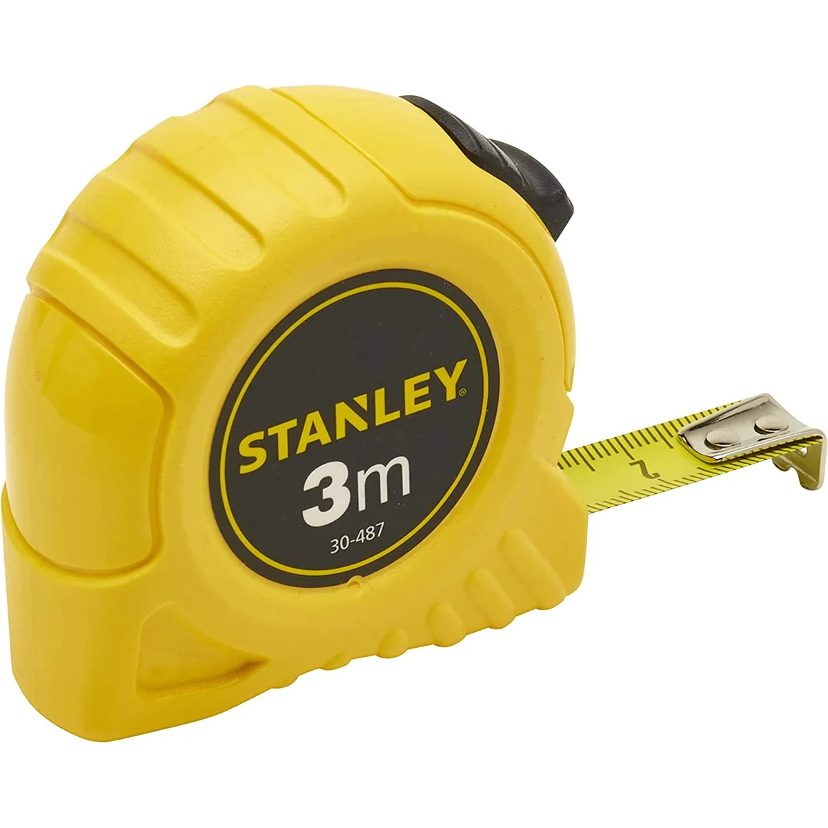Ruleta cu banda pentru masurare, STANLEY Classic, cu blocare si carlig, 3 metri, 1-30-487