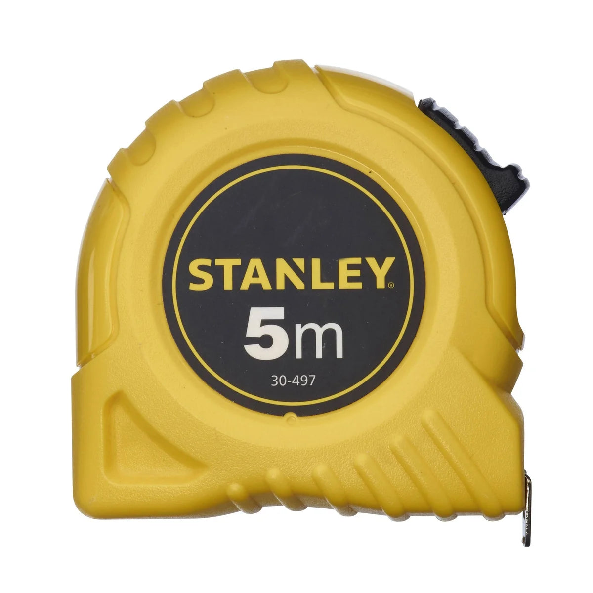 Ruleta cu banda metalica pentru masurare, STANLEY Classic, cu blocare si carlig, 5 metri, 1-30-497
