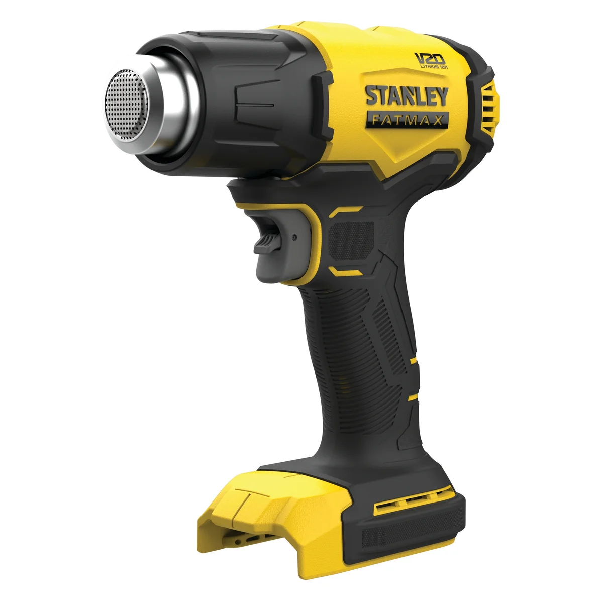 Suflanta aer cald STANLEY FATMAX V20 fara fir, 510 grade, debit 190 l/min, nu include acumulator si incarcator SFMCE530B-XJ