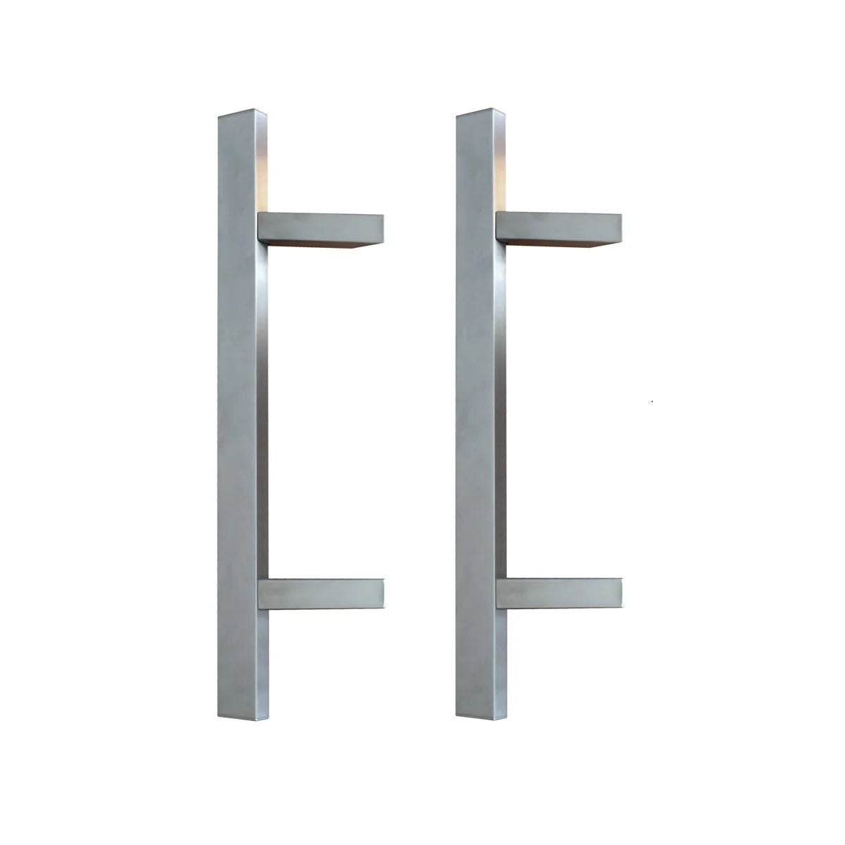 Set maner spatial pe ambele parti WALA din inox 304 rectangular lungime 1600 mm asezare la 45 de grade cu accesorii de prindere