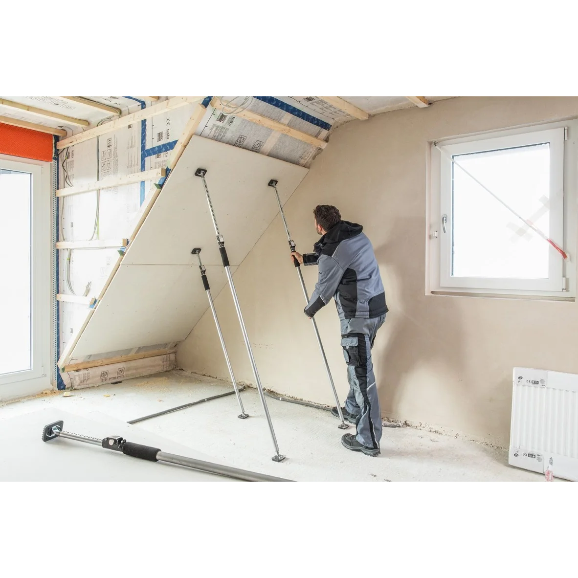 Suport montaj panouri gips carton BESSEY ST 2500 ST 250 telescopic 1250 - 2500 mm sarcina maxima 60 kg