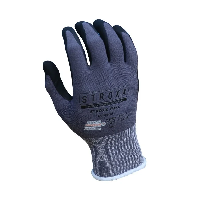 Manusi de lucru marca STROXX, din nylon, culoare albastru/negru, marimea 9 L