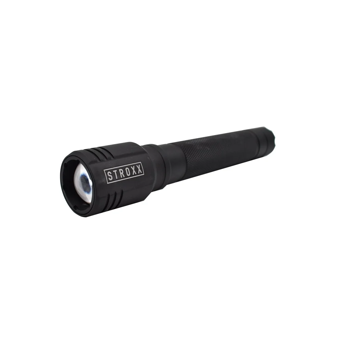 Lanterna led STROXX metalica, cu 2 baterii tip AA, 250 lumeni, culoare neagra