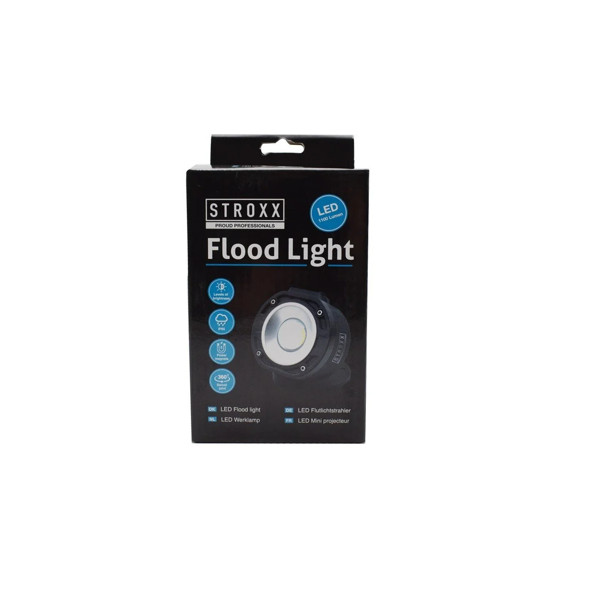 Proiector LED STROXX 10 W cu acumulator si incarcare micro USB
