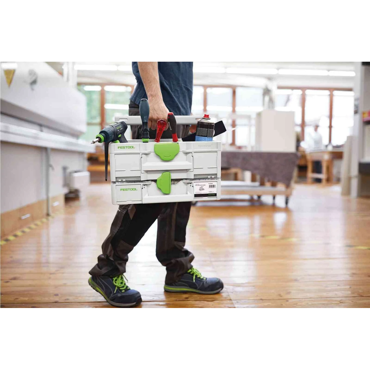 Cutie portscule ToolBox SYS3 TB L 137 Festool tip Systainer 508 x 296 x 136 mm