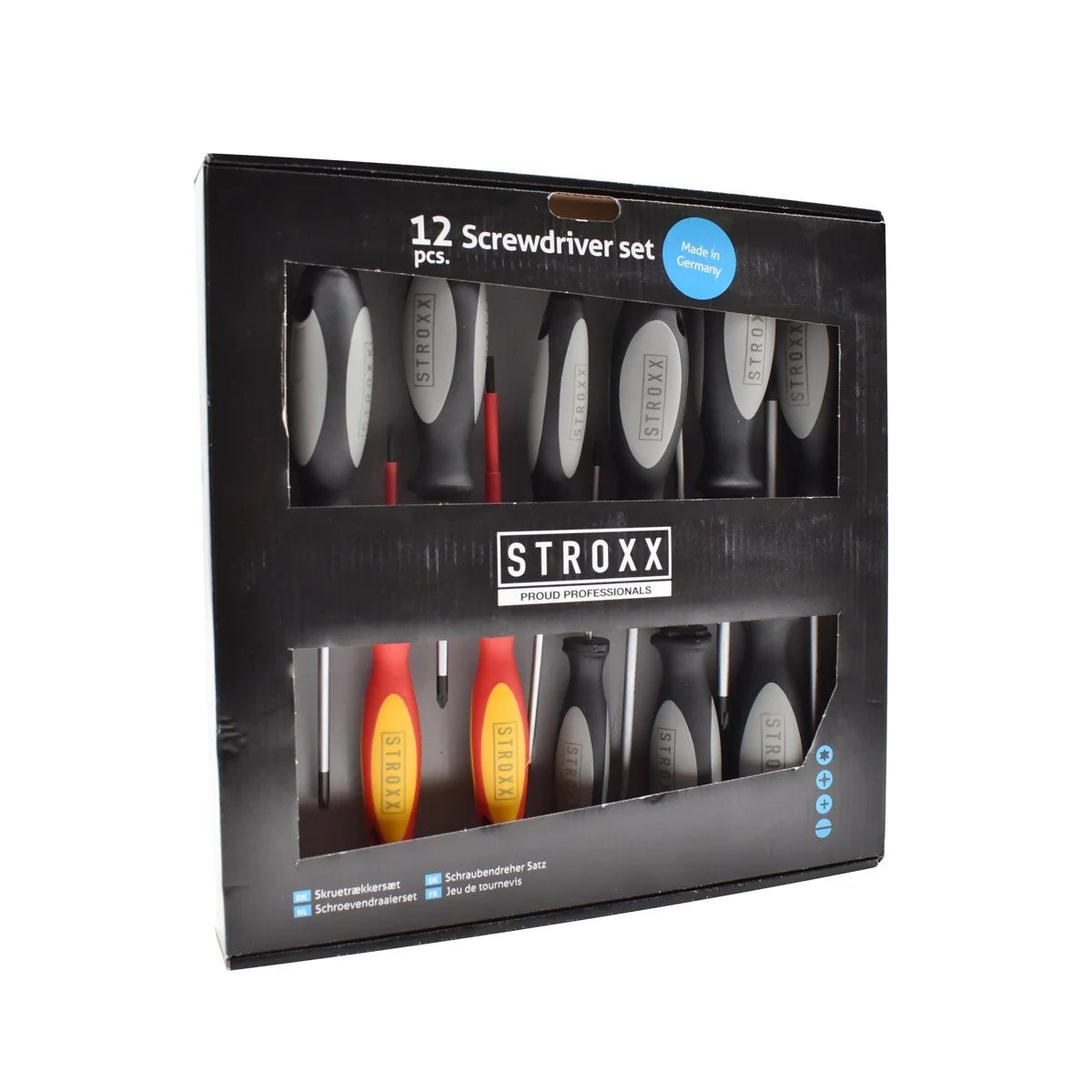 Set 12 surubelnite STROXX multicolor varfuri diferite