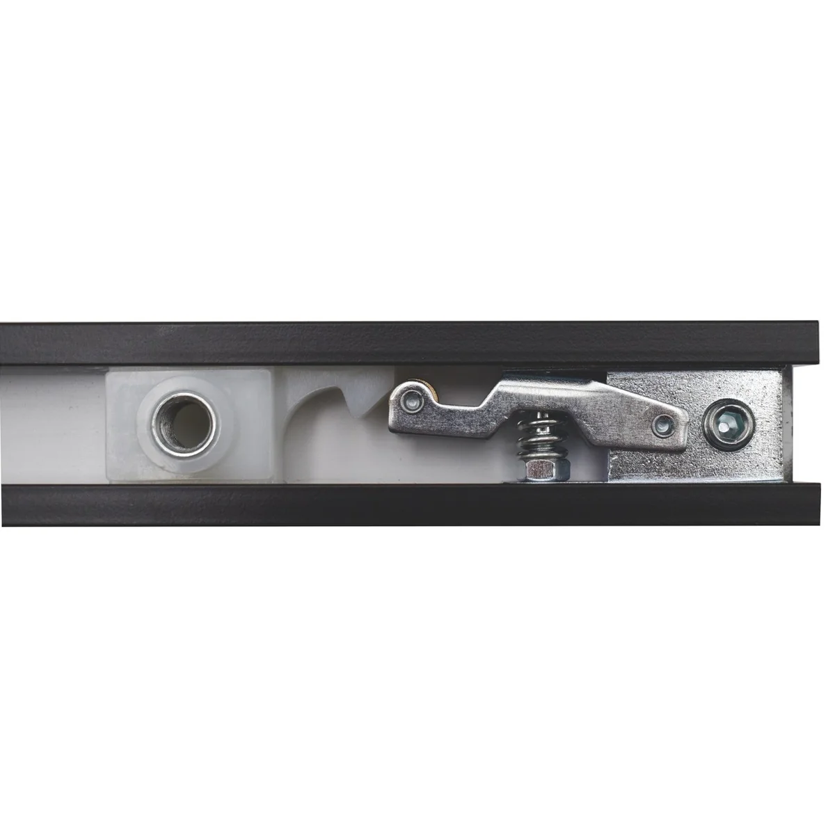 Amortizor de usa hidraulic cu sina, STROXX, piesa pt fixarea in pozitia deschis