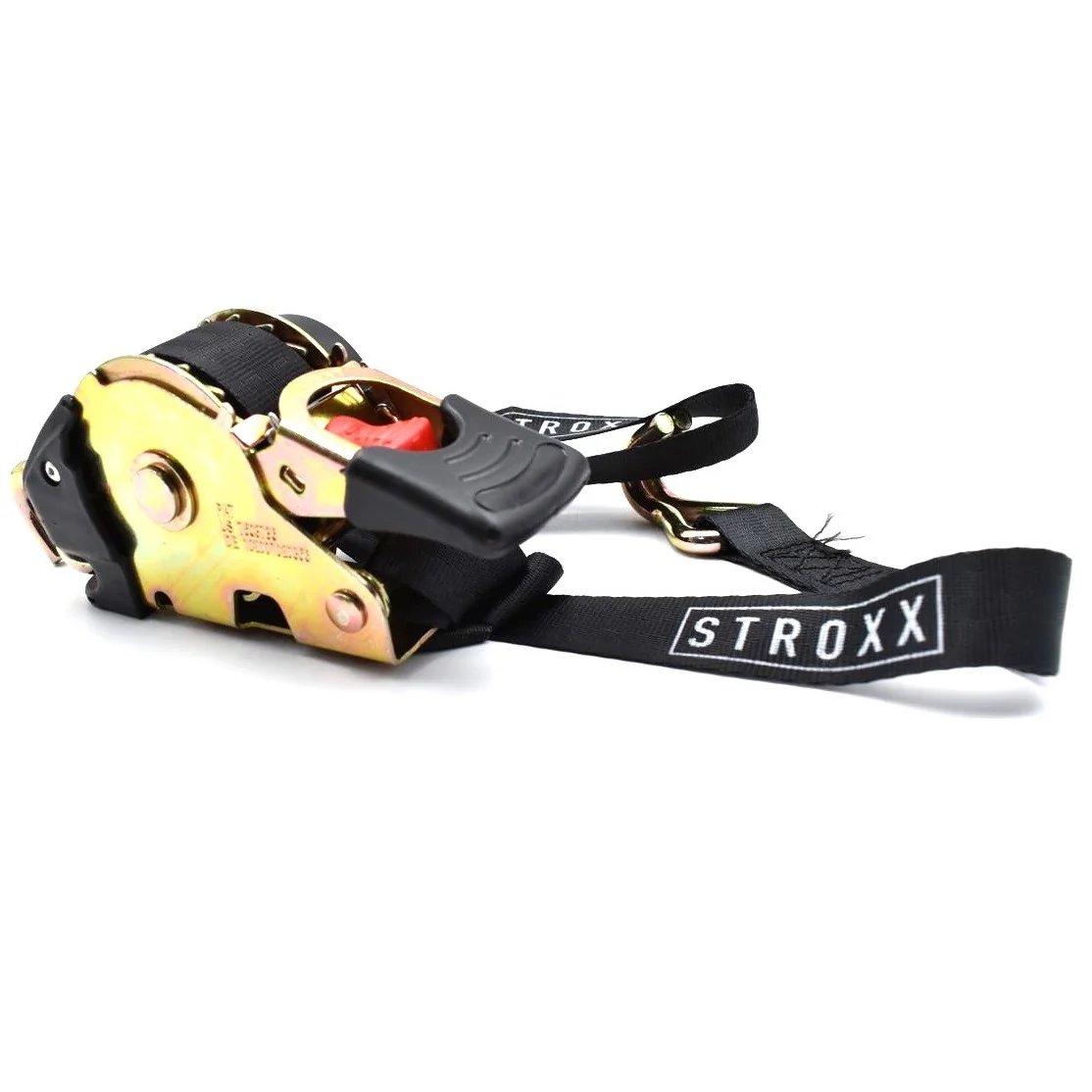 Chinga de ancorare cu clichet si retractie automata STROXX rezistenta 600 kg latime 25 mm lungime 4 metri culoare neagra