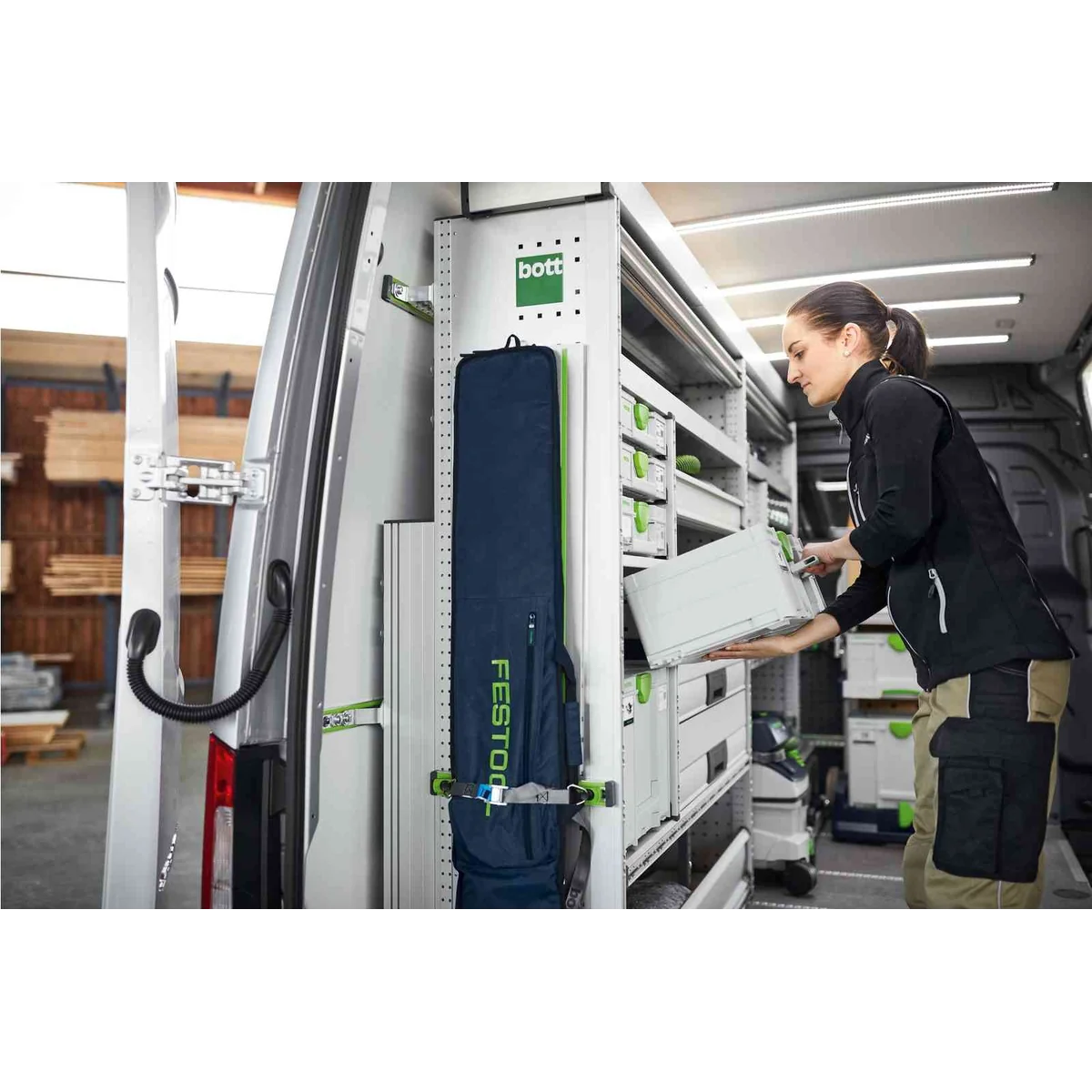 Cutie portscule SYS3 L 187 Festool tip Systainer 508 x 296 x 187 mm