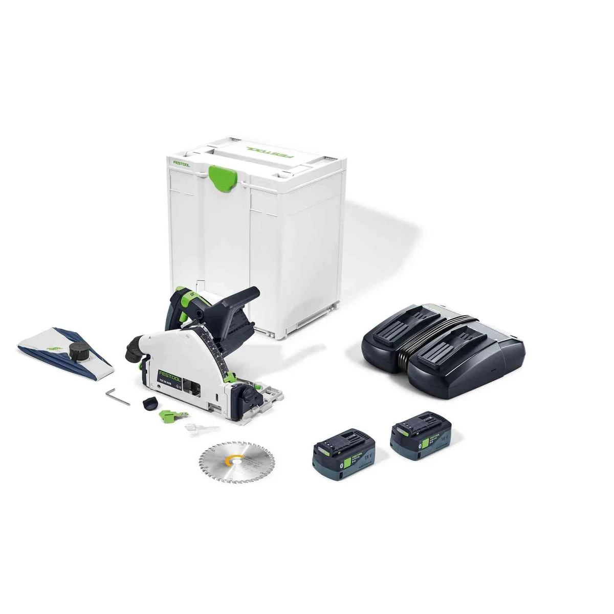 Fierastrau circular Festool TSC 55 5.0 KEBI-PLUS/XL cu 2 acumulatori 18 V 5 Ah si incarcator dual 577342