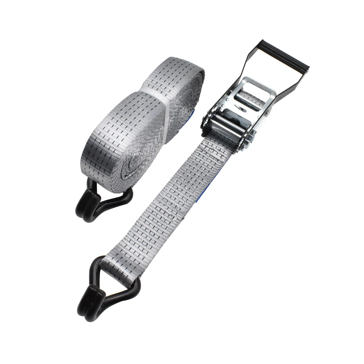 Chinga ancorare cu clichet din 2 piese, STROXX, latime 50 mm, lungime 10 m maxim 4000 kg culoare gri