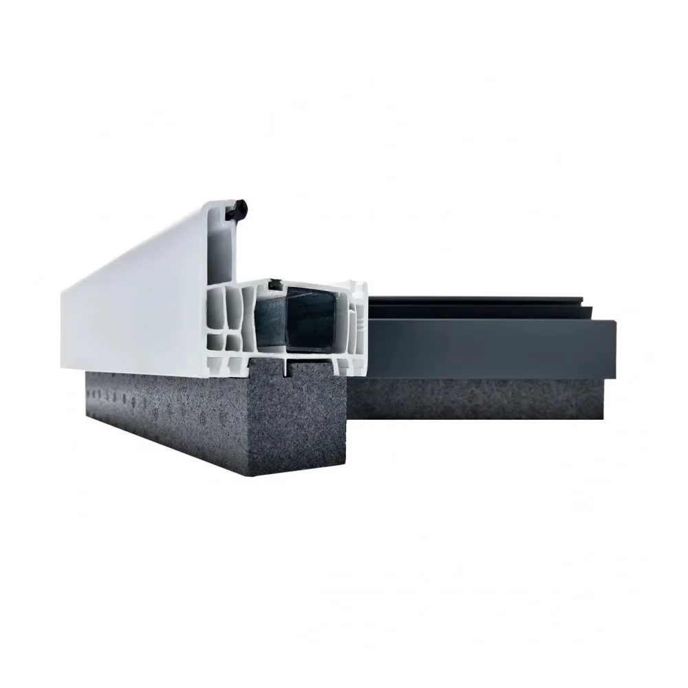 Profil inaltare solbanc blaugelb 30(36)x40x1200mm pentru ferestre confectionate din profil Salamander bluEvolution 82