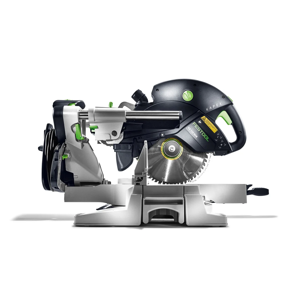 Fierastrau circular stationar cu sanie de glisare, 1200 Wati, turatie 3500 rpm, Festool Kapex KS 60 E - set (561728)