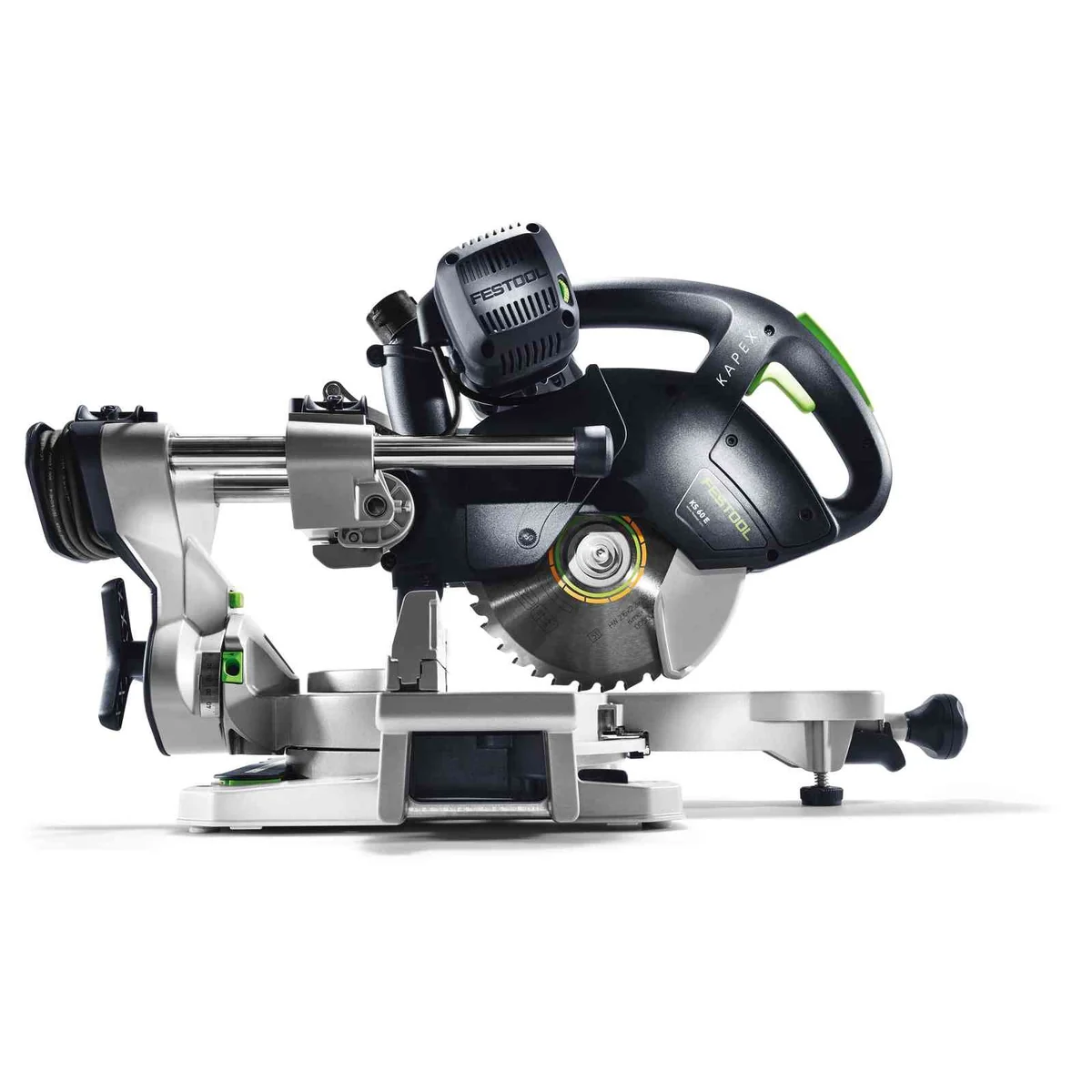 Fierastrau circular stationar cu sanie de glisare, 1200 Wati, turatie 3500 rpm, Festool Kapex KS 60 E - set (561728)