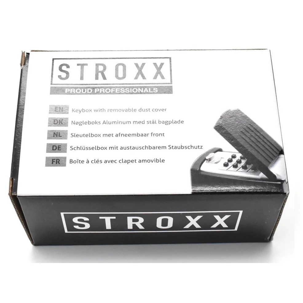 Caseta siguranta chei, metalica, STROXX, cu cod numeric mecanic, dimensiuni 150x100x70 mm