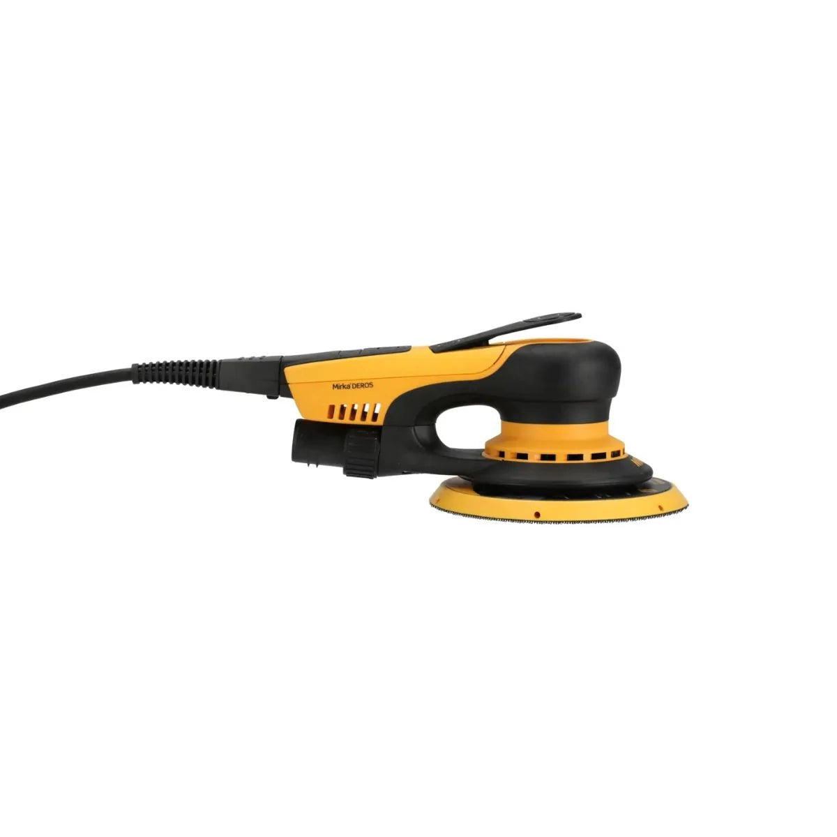 Slefuitor orbital MIRKA DEROS II 5650, motor fara perii, 220-240 V, doua talpi de slefuire, Bluetooth, cutie de transport