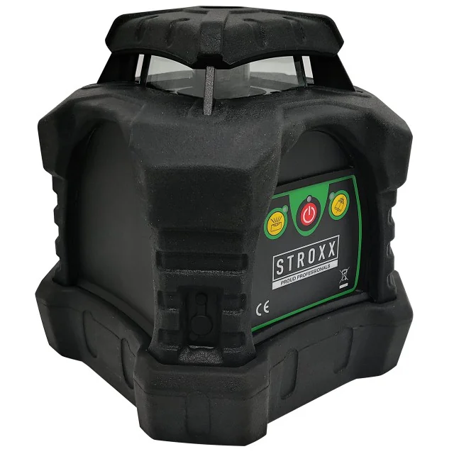 Nivela laser rotativa STROXX, cu telecomanda si detector laser, diametru masurare 500 m, fascicul verde 9072658