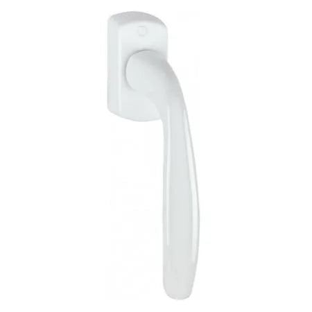 Maner geam termopan, Hoppe New York, aluminiu, functie Secustik, patrat variabil 7/32-42 mm, culoare alb F9016