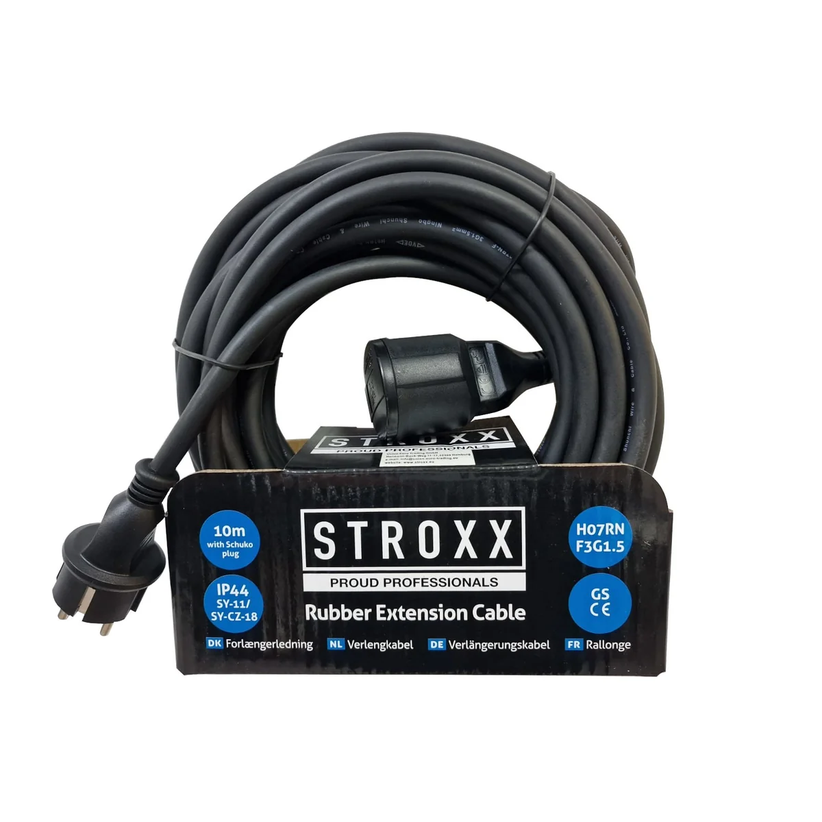 Prelungitor de curent izolatie neopren 10 metri, IP44, STROXX