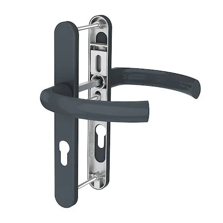 Maner usa termopan, Jowisz, exterior, 92 x 32 mm, cu arc, material aluminiu, culoare gri antracit mat RAL7016