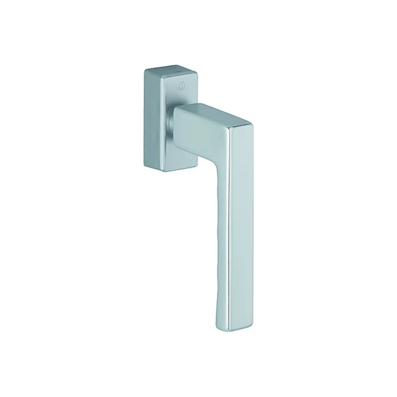 Maner geam termopan, Hoppe Toulon, aluminiu, functie SecuForte, patrat variabil 7/32-42 mm, culoare argintiu F1