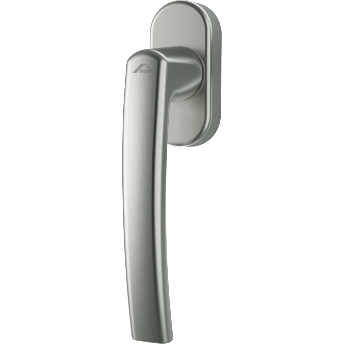 Maner fereastra secustik Roto Line, lungimea patratului 37 mm, cu suruburi de montaj, cu logo, culoare titan mat