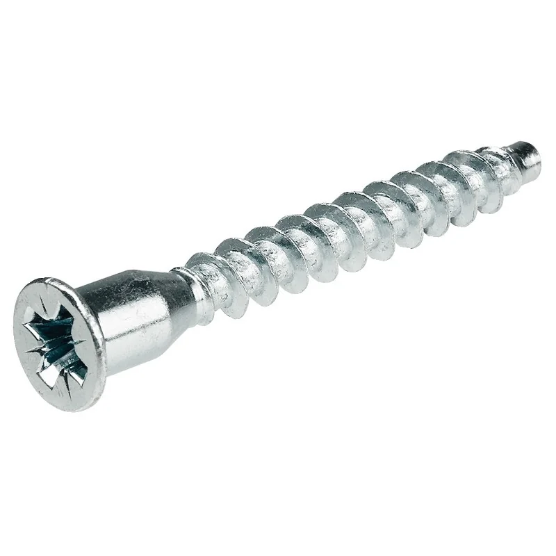 Surub confirmator Hafele, cap PZ3, lungime 50 mm, diametru filet 7mm, otel zincat