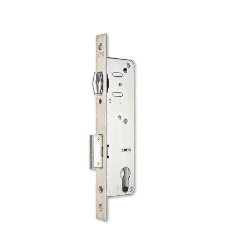 Broasca simpla pentru usi, Elzett Europortal, cu rola, dornmass 35 mm, placa frontala 16 mm