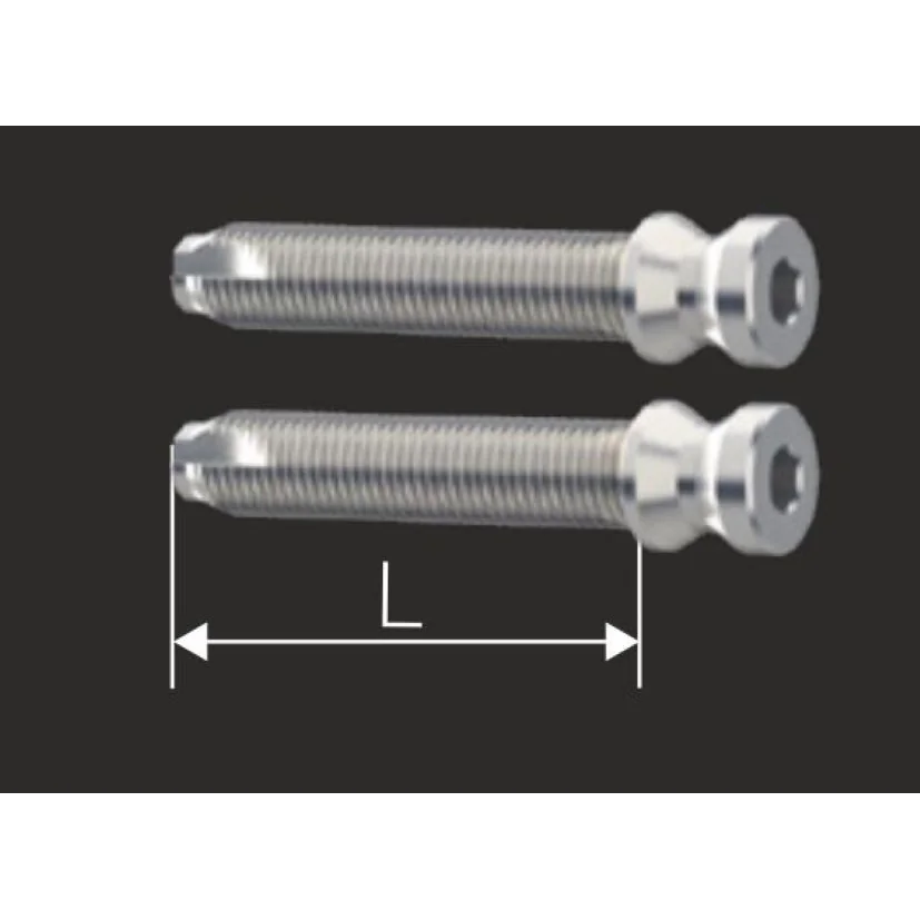 Suruburi autofiletante, Medos, 2 bucati, pentru fixarea manerelor spatiale pe o singura parte pe usi din PVC sau aluminiu