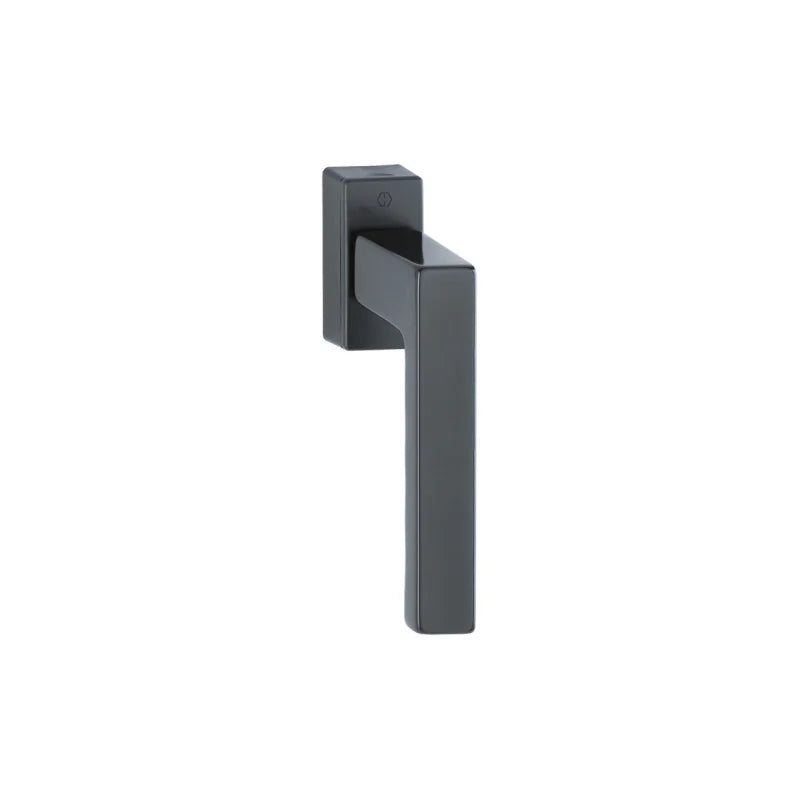 Maner geam termopan, Hoppe Toulon, aluminiu, functie Secustik, patrat variabil 7/32-42 mm, culoare negru mat F9714