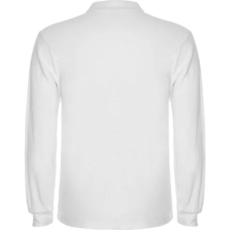 Tricou barbati cu maneca lunga Estrella, marimea M, bumbac, culoare alb