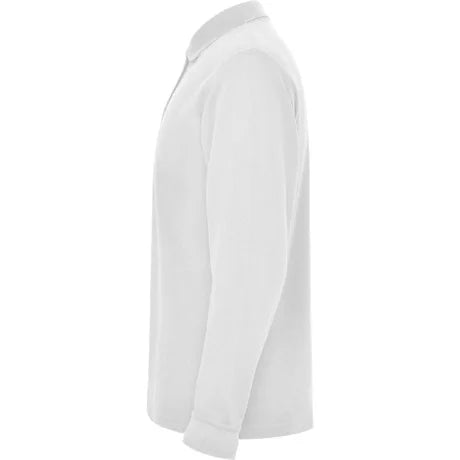 Tricou barbati cu maneca lunga Estrella, marimea S, bumbac, culoare alb