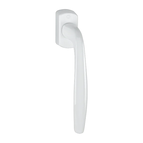 Maner pentru usi, ferestre osciloculisante, Hoppe, secustik, cu patrat reglabil 32-42 mm, aluminiu, culoare alb