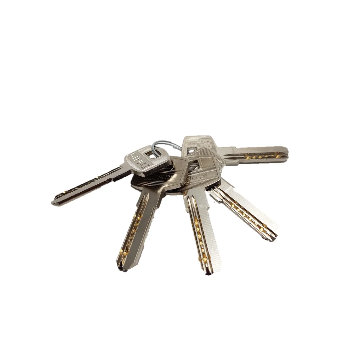 Butuc usa, cilindru, STROXX, dimensiune 40 x 40 mm, din alama, cheie cu amprenta, surub de fixare, 5 chei