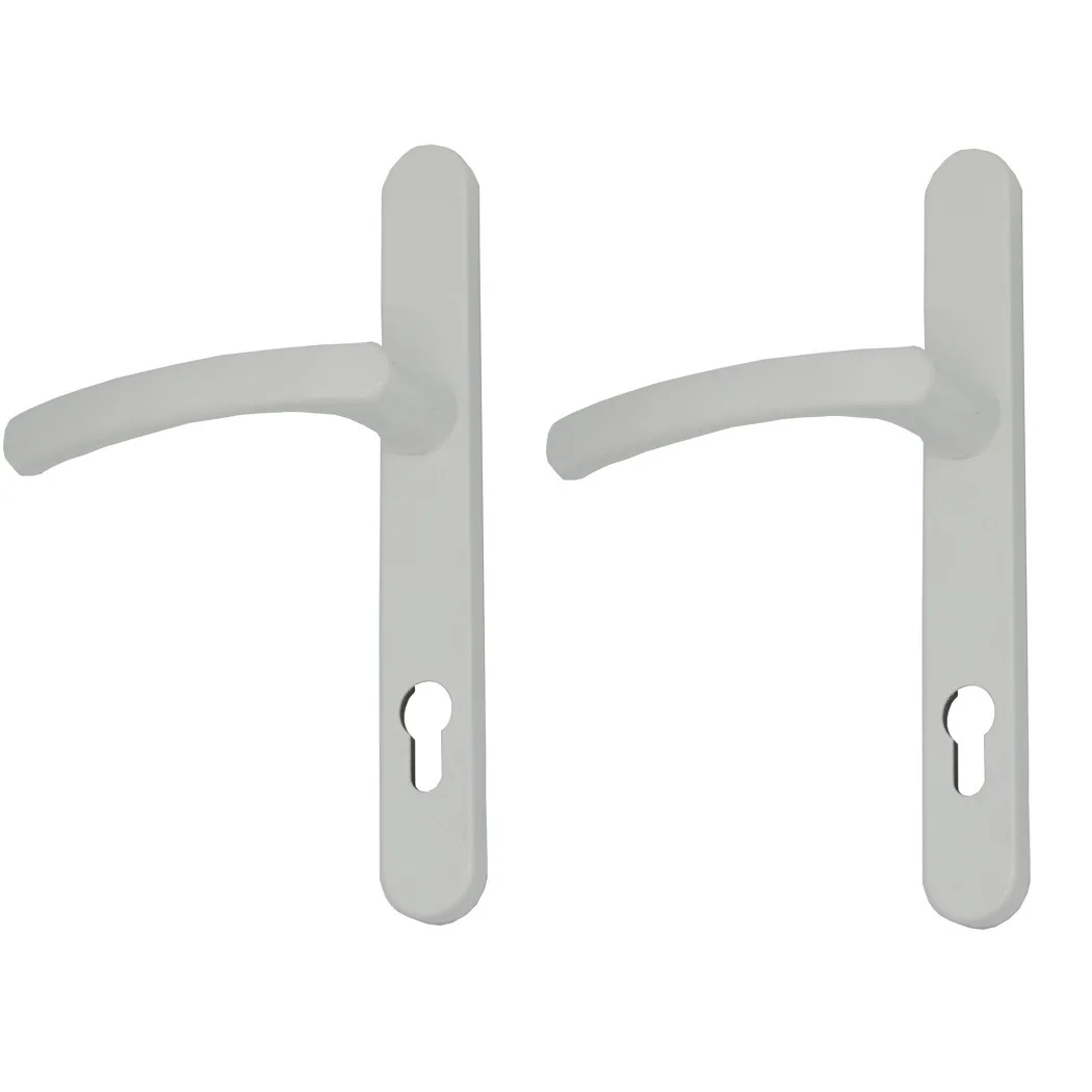 Maner usa termopan, blaugelb DGT35, exterior, 92 x 35 mm, material aluminiu, fara accesorii de prindere, culoare alb RAL 9016