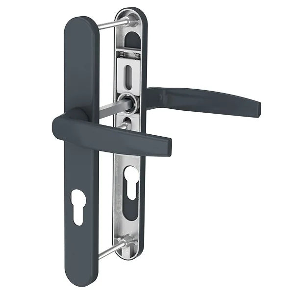 Maner usa termopan, Victory, exterior, 92 x 25 mm, cu arc, material aluminiu, culoare gri antracit mat RAL7016