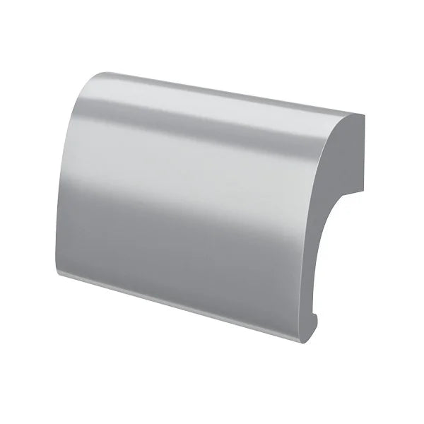 Maner usa tip scoica, tragator, De Luxe, din aluminiu, culoare argintiu F1