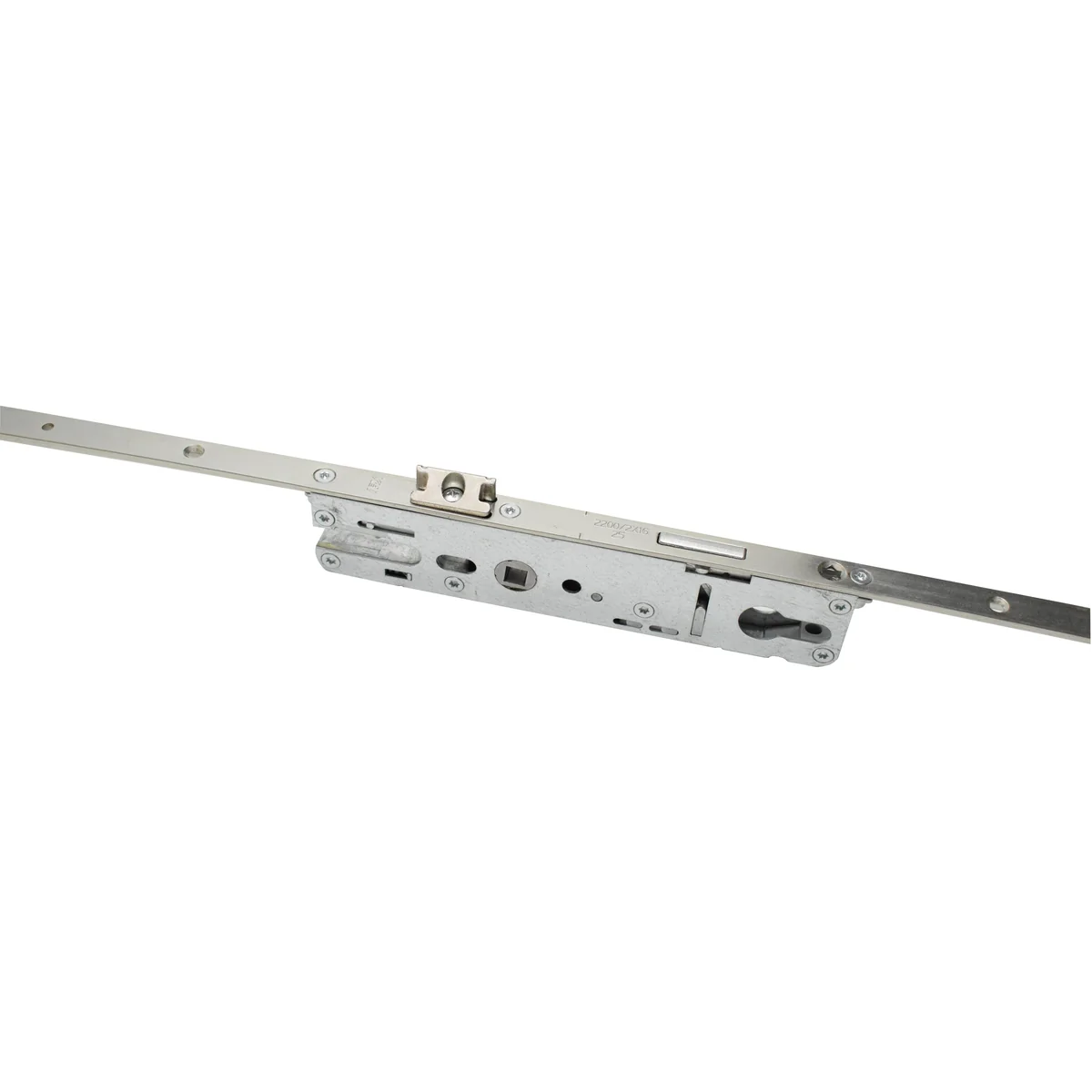 Broasca inchidere multipunct cu 4 role, ARX, dornmass 25 mm, interax 92 mm, placa frontala 16 mm, actionare din maner