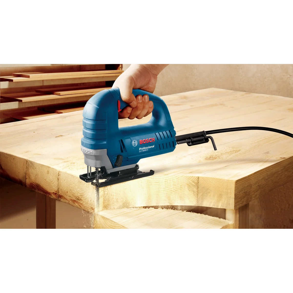 Fierastrau vertical Bosch Professional GST 8000 E, 220 Volti, 710 Wati (060158H000)