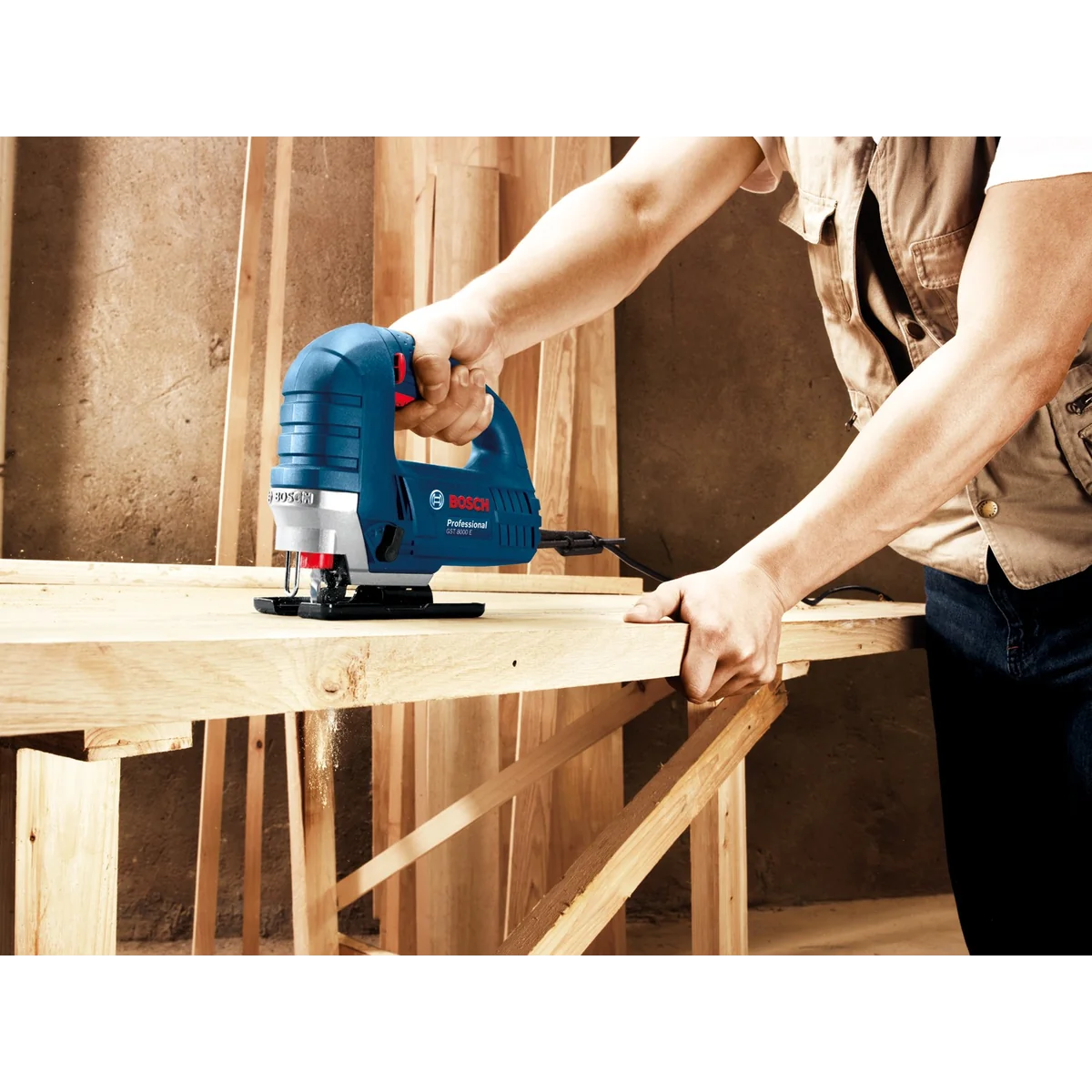 Fierastrau vertical Bosch Professional GST 8000 E, 220 Volti, 710 Wati (060158H000)