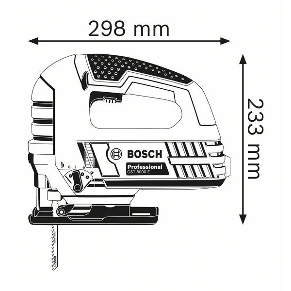 Fierastrau vertical Bosch Professional GST 8000 E, 220 Volti, 710 Wati (060158H000)
